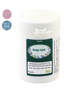 Poly-Aid - 40g - Emergency Nutrition for Pet Birds & Parrots
